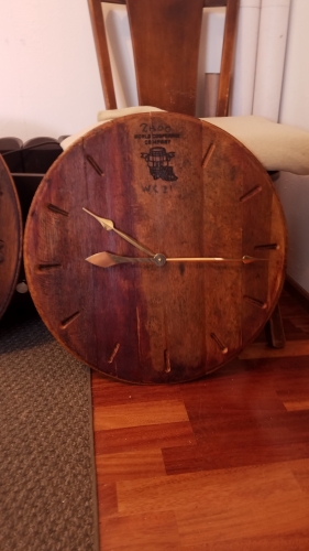 Barrel End Wall Clock