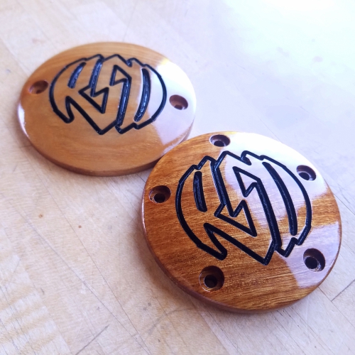 Custom Points Covers Engraved for Roland Sands